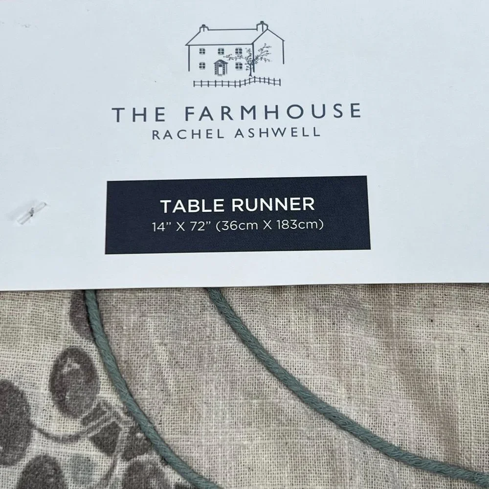 Rachel‎ Ashwell Fall Pumpkin Table Runner Autumn Theme The Farmhouse 14